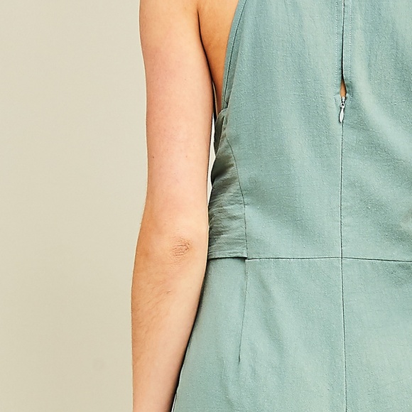 Sea Green Jumpsuit - Picture 6 of 6